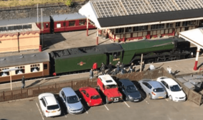 The Flying Scotsman Arrives in Bury header image